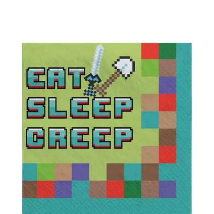 Servilleta G Pixel Party C/16