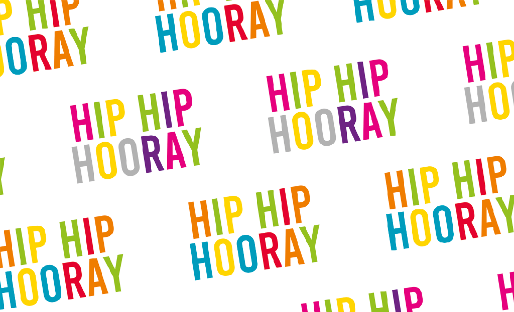 Papel Envoltura Hip Hip Hooray C/1