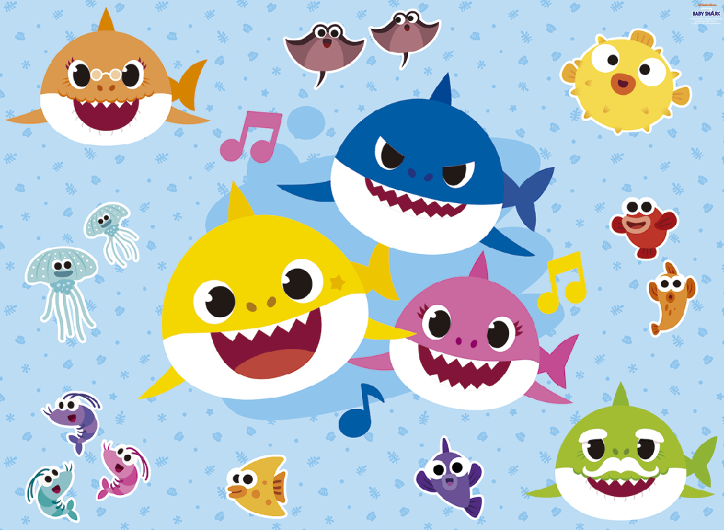 Papel Envoltura Baby Shark C/1