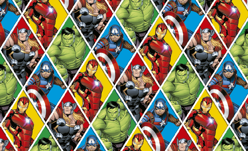 Papel Envoltura Avengers C/1