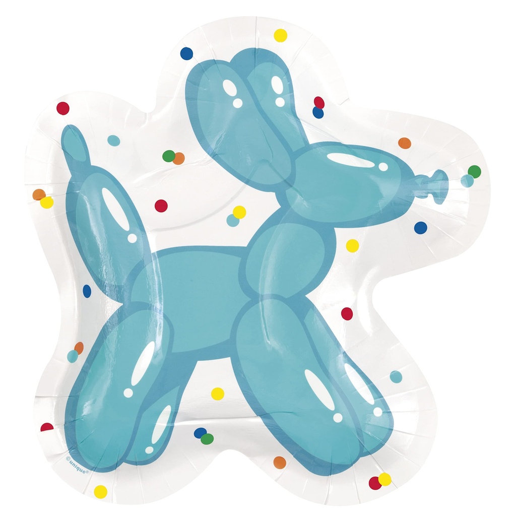 Plato 9" Shaped Balloon Dog / Dog Party C/8