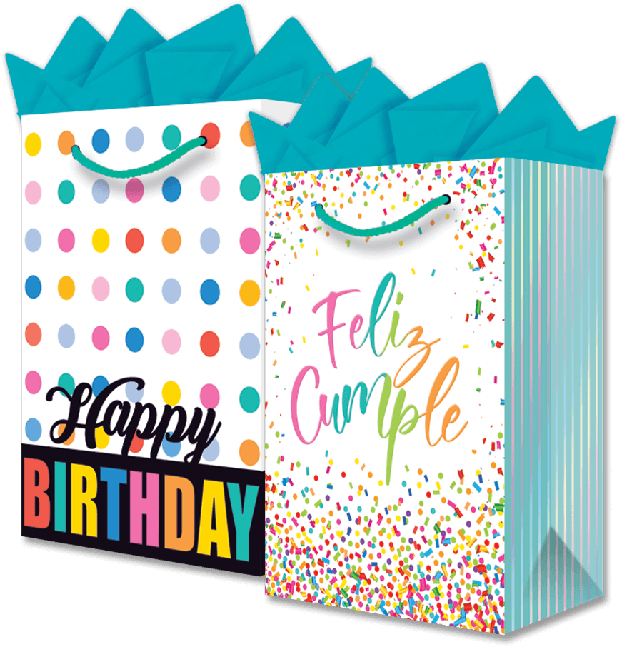 Bolsa Grande Confetti HBD C/1