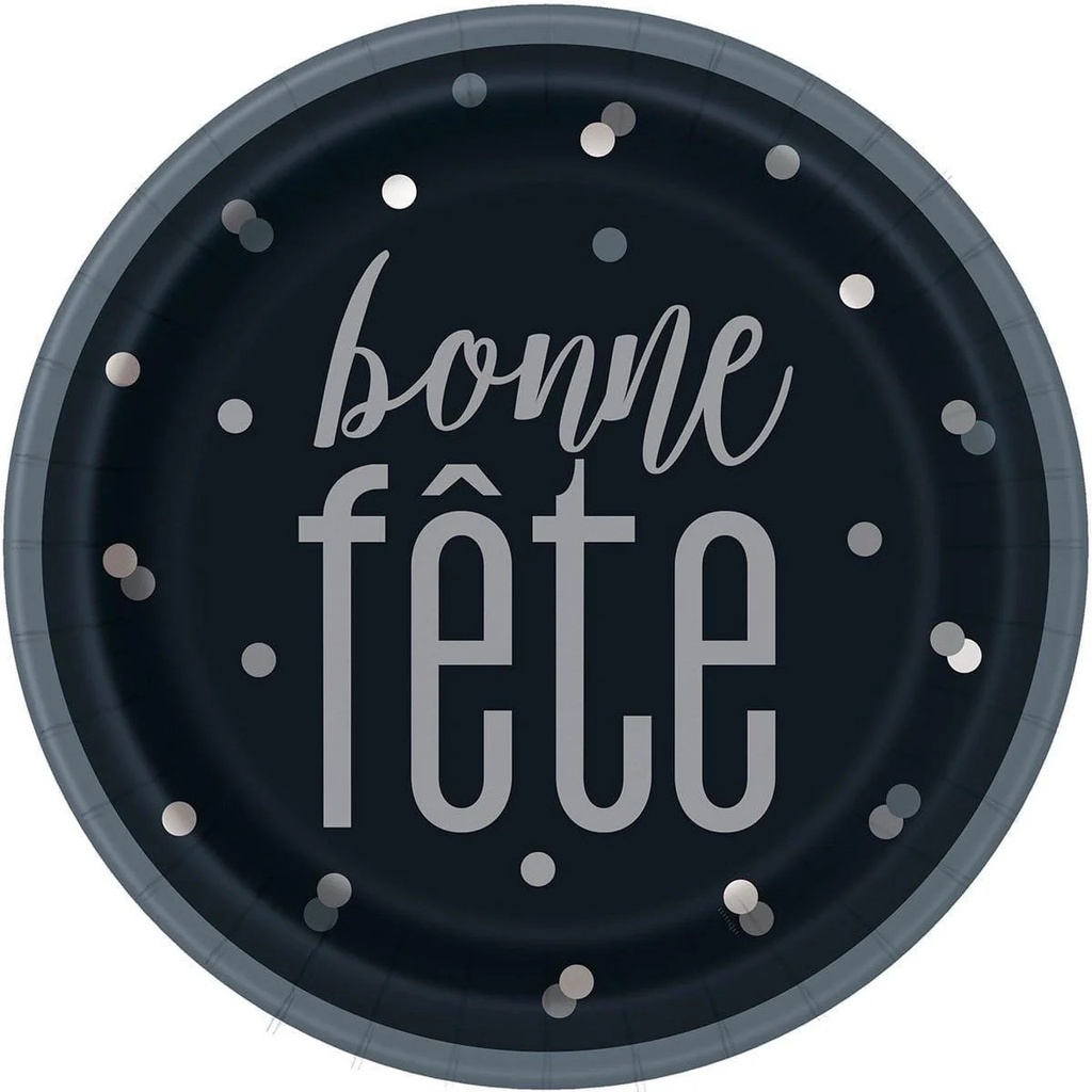Plato 9" Bonne Fete C/8