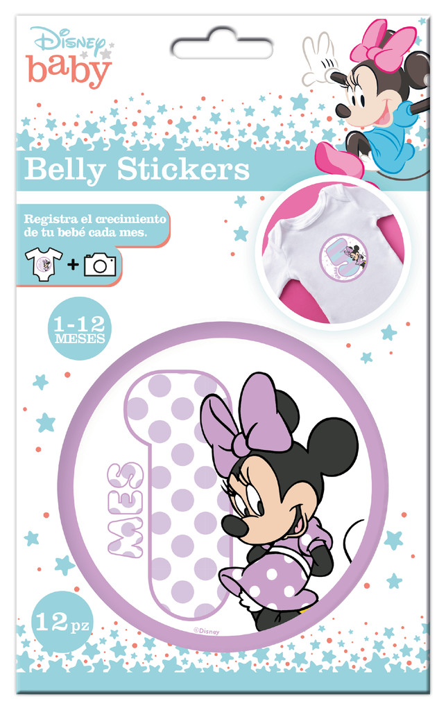 Belly Stickers Minni Mouse Baby C/12