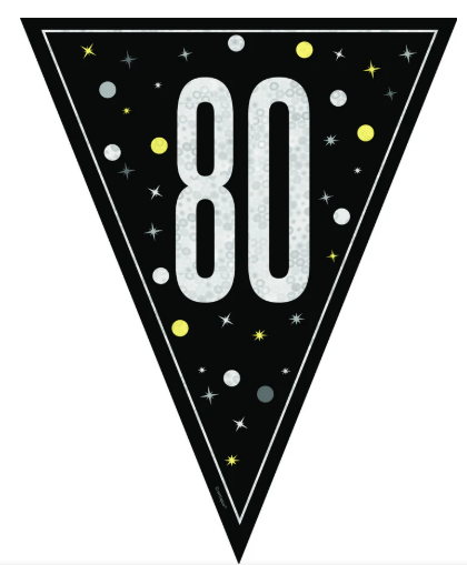 Banner Happy Birthday 80 C/1