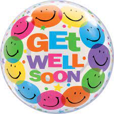 Burbuja Get Well Soon Sonrisas C/1