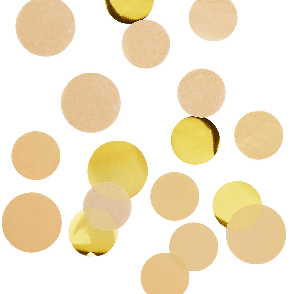 Jumbo Disc Confetti Gold C/40g