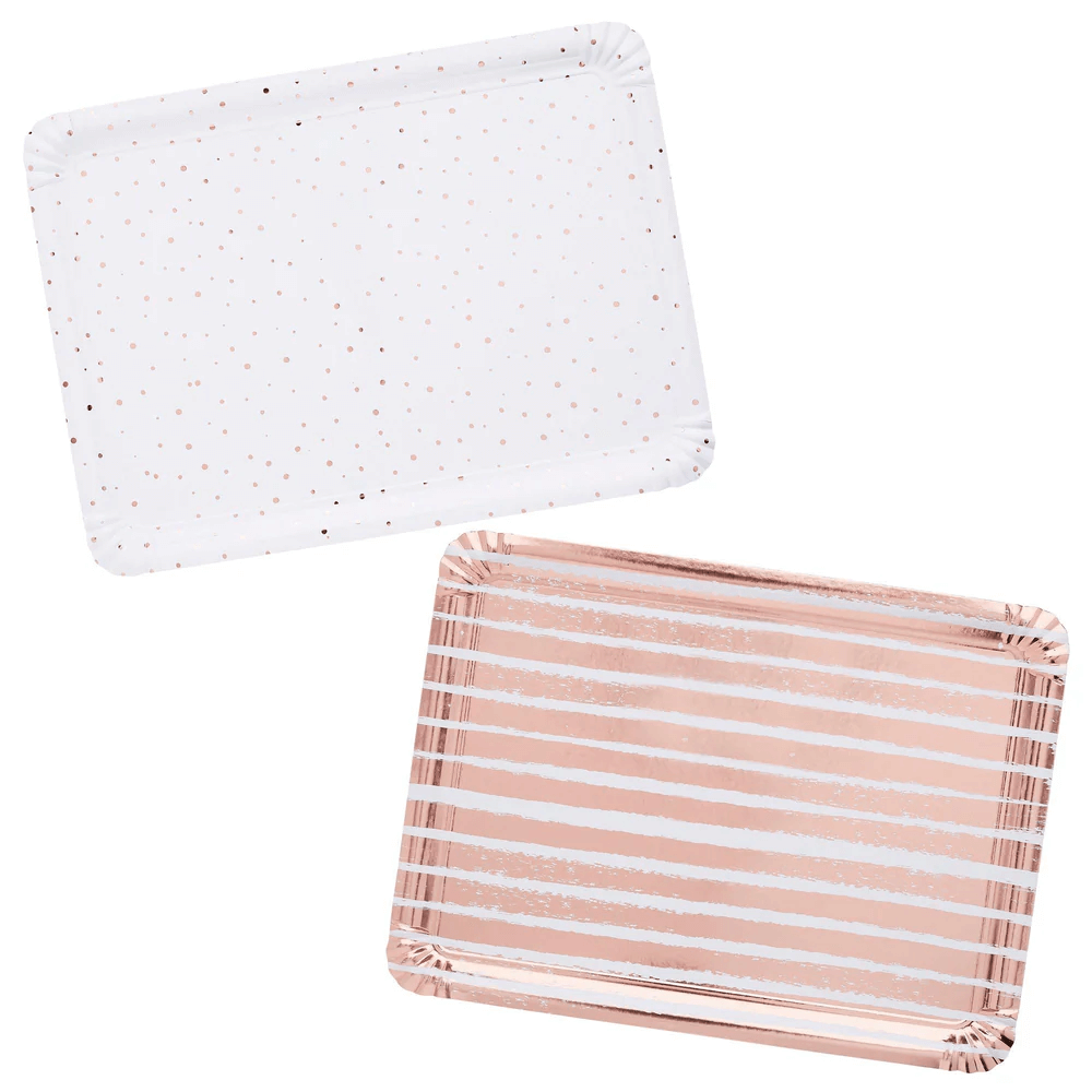 Paper Tray Foil Rose Gold C/4