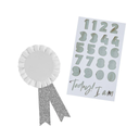 Birthday Badge Silver Personalizable C/1