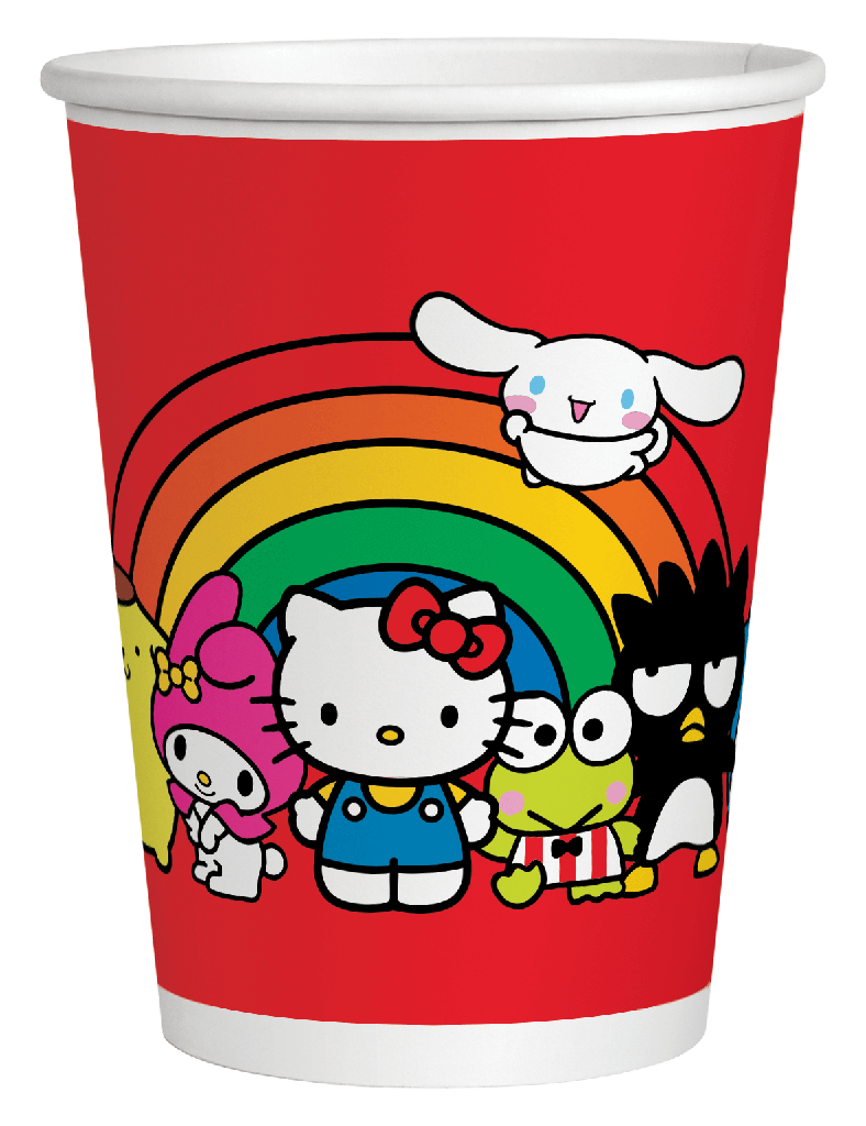 Vaso 9oz  Kitty And Friends C/6