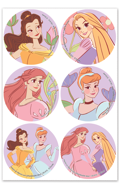 Distintivos Princesas C/24