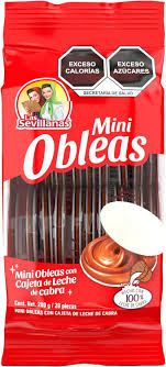 Mini Obleas Con Cajeta C/20