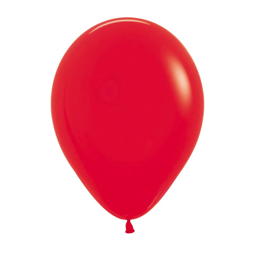 Globo 12" Latex Fashion Rojo C/1