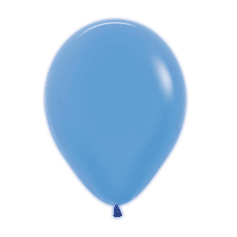 Globo 12" Latex Neon Azul C/1