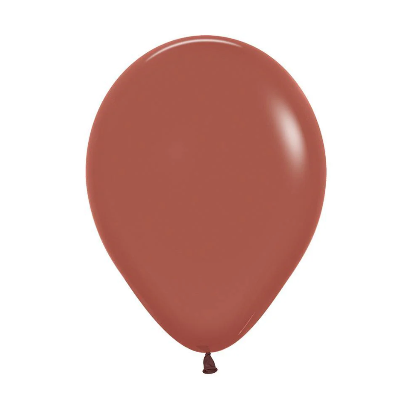Globo 12" Latex Fashion Terracota C/1