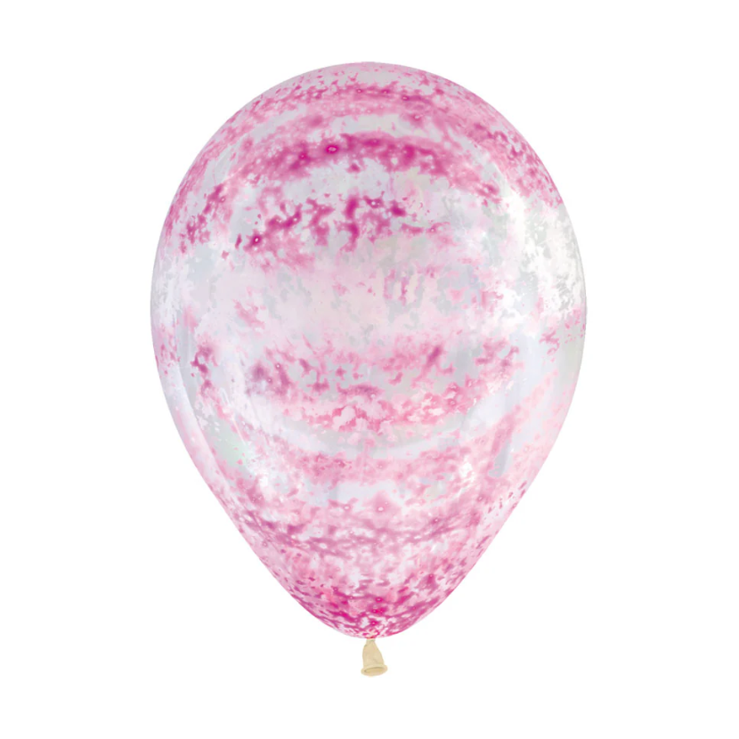 Globo 12" Latex Graffiti Rosa C/1