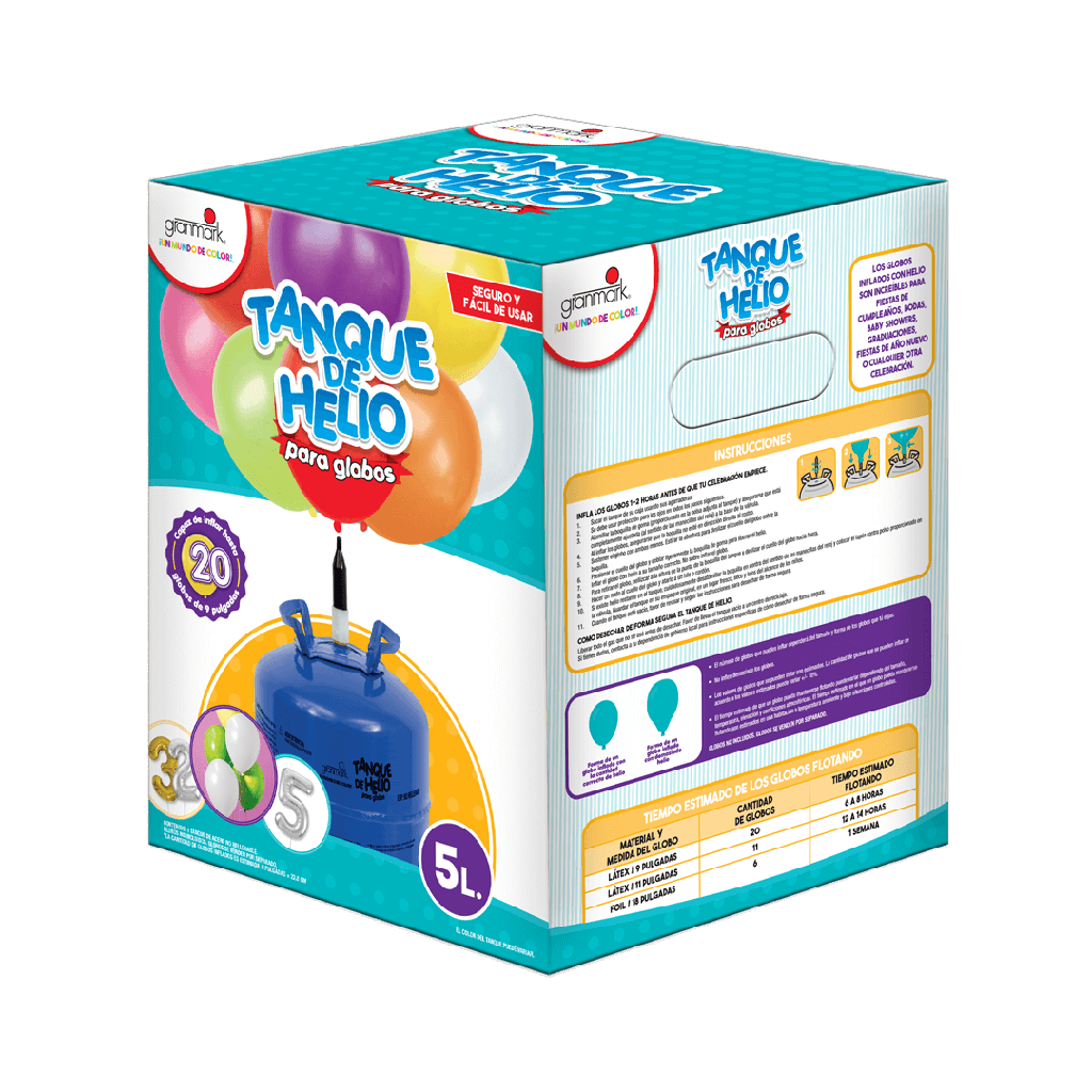 Tanque Helio 5L C/1