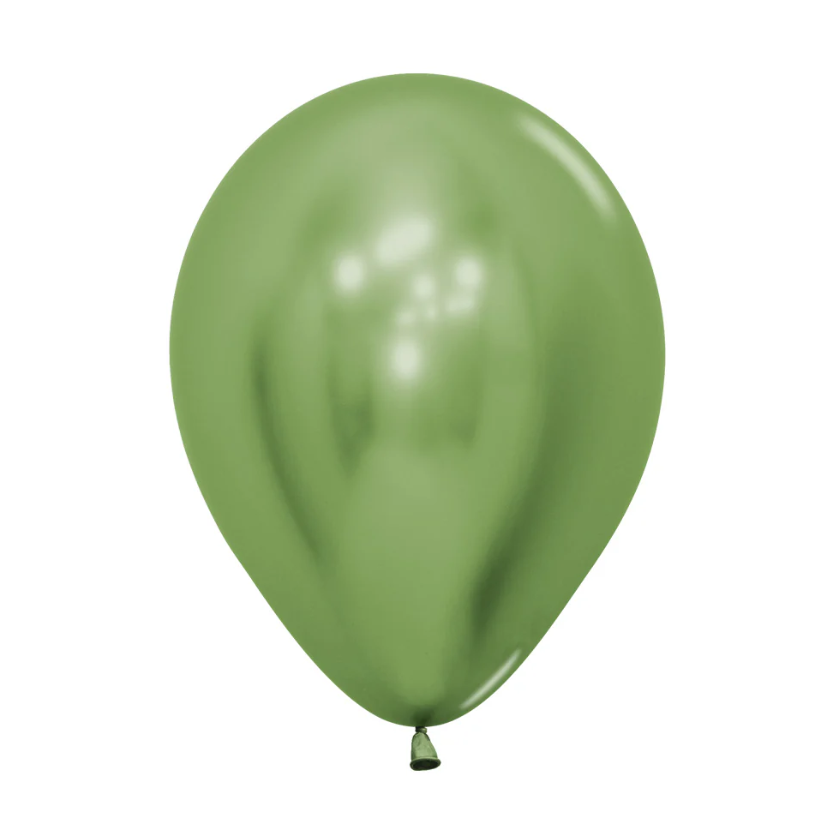 Globo 12" Latex Reflex Verde Lima C/1
