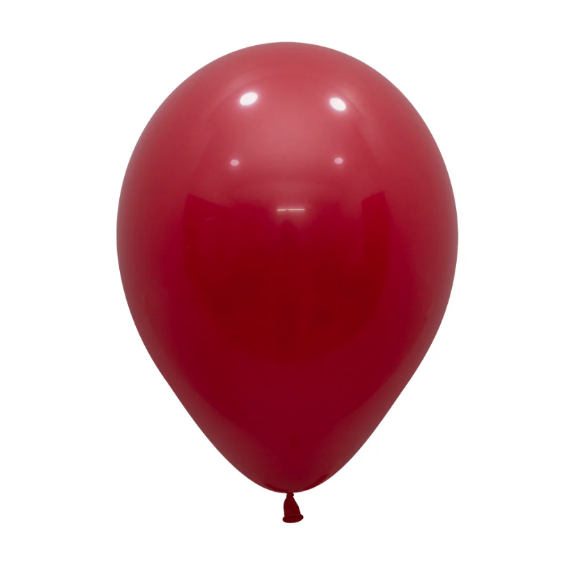 Globo 12" Latex Fashion Rojo Imperial  C/1