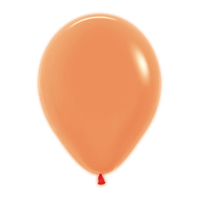 Globo 12" Latex Neon Naranja C/1