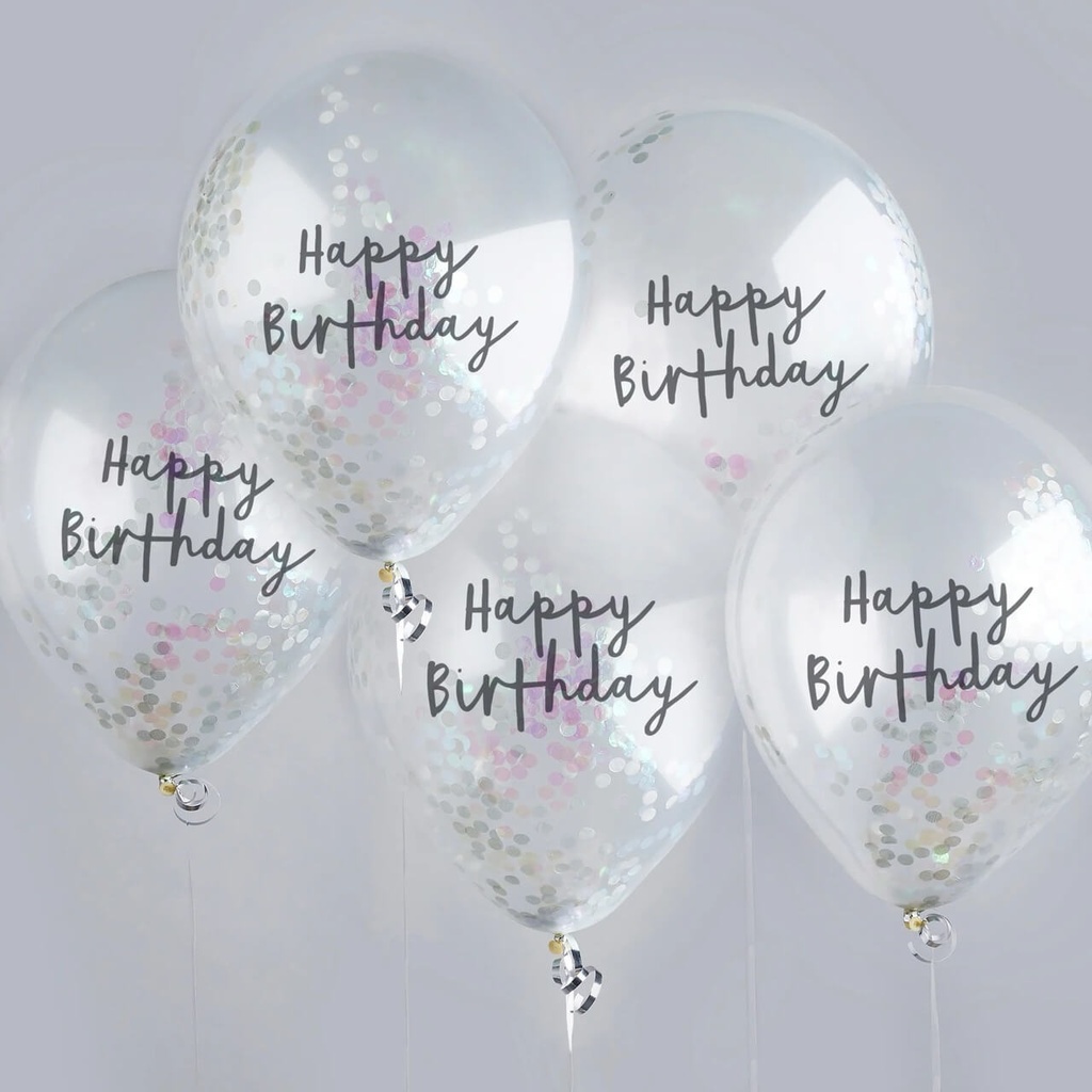Bouquet Happy Birthday Iridescent C/5