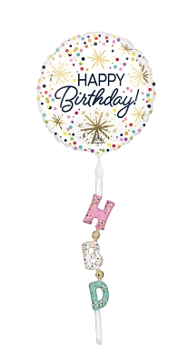 Globo 36" Sprinkle Birthday C/1