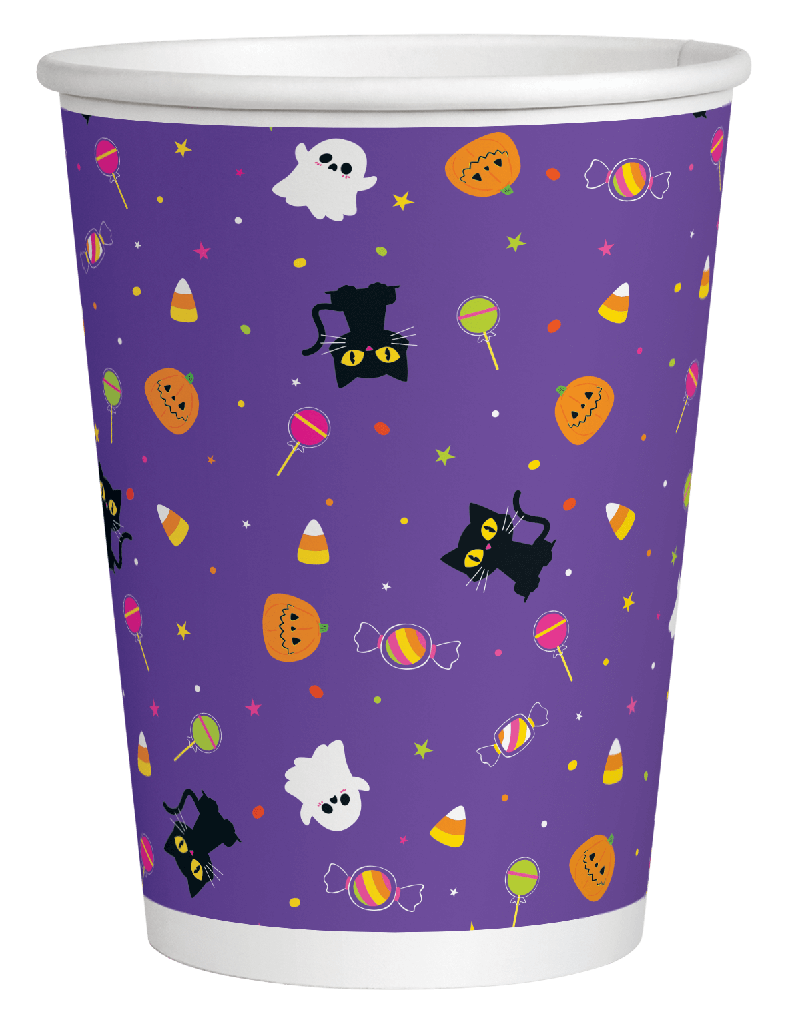 Vaso 9oz Happy Halloween  C/8