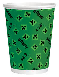 Vaso 9oz Minecraft C/6