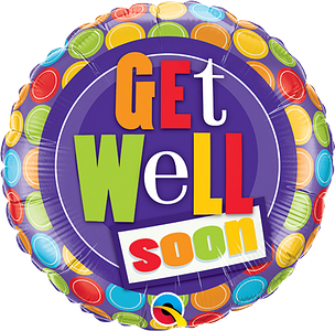 Globo 9" Get Well Soon C/1