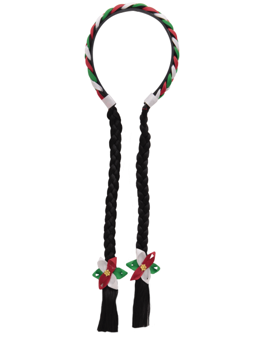 Diadema Trenza Tricolor C/2