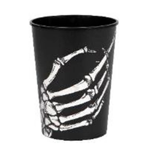 Vaso 16oz Skulls Plastic Cups C/1