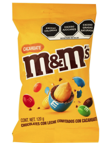 M&M Mega Bag Cacahuate C/120g