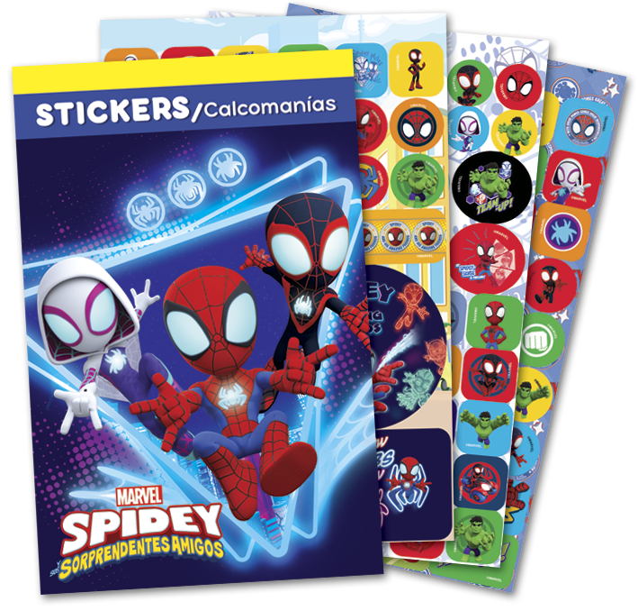 Block Stickers Spidey Y Sus Amigos C/1