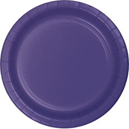 Plato 9" Carton Morado C/8