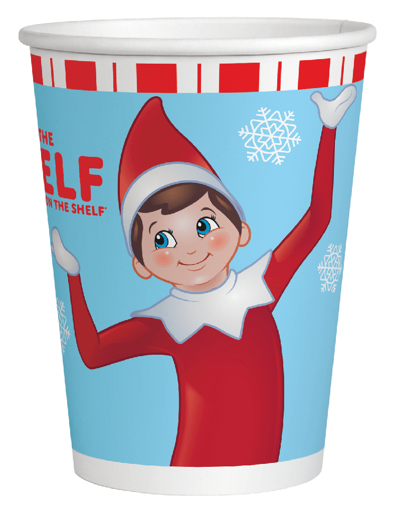 Vaso 9oz The Elf On The Shelf C/6
