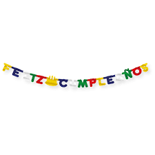 Banner Feliz Cumpleaños Metalico C/1