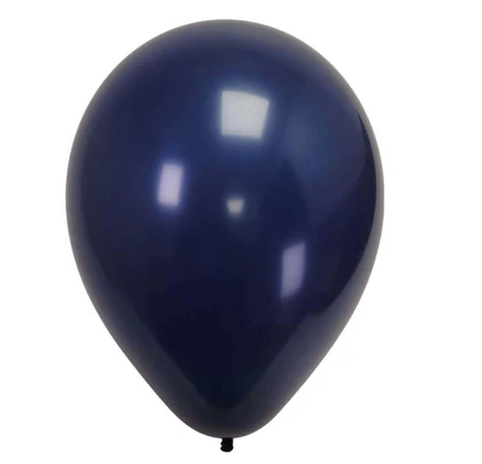 Globo 12" Latex Fashion Azul Naval C/1