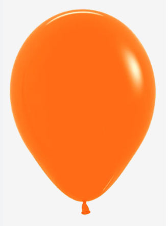 Globo 12" Latex Fashion Naranja C/1