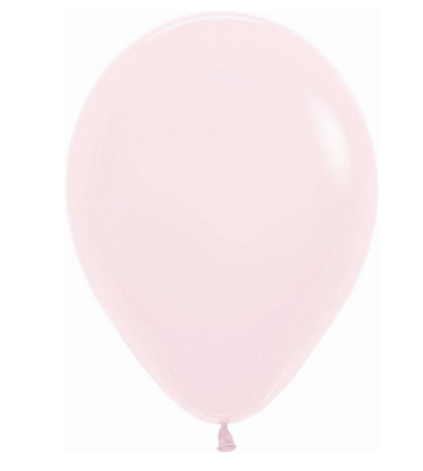 Globo 12" Latex Pastel Mate Rosa C/1