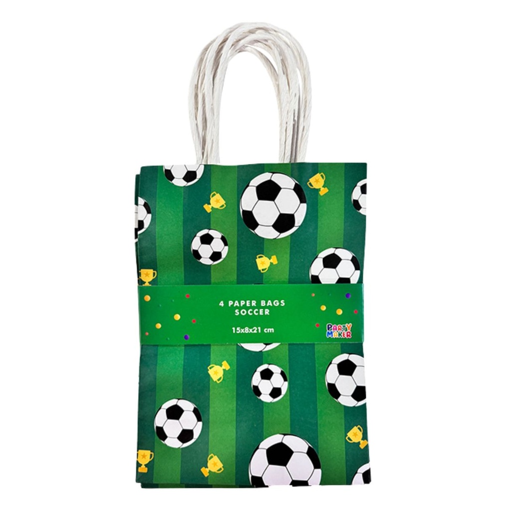 Bolsa De Papel Soccer C/4