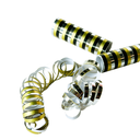 Serpentinas Dorado Y Negro C/2