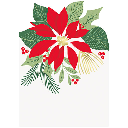 Tarjetas De Decoracion Nochebuena C/6