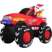 Camioneta Santa Claus Inflable 2.10 m C/1