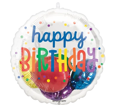 Globo 36" Insiders Birthday Rainbow C/1