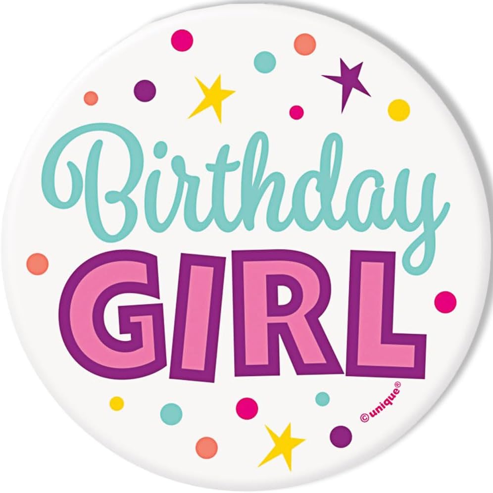 Boton Birthday Girl C/1