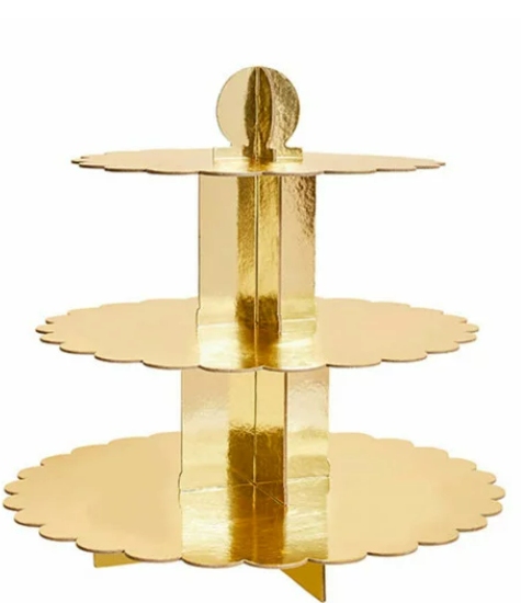 Cake Stand Gold C/1