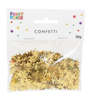 Confetti Dorado De Estrellas C/20g