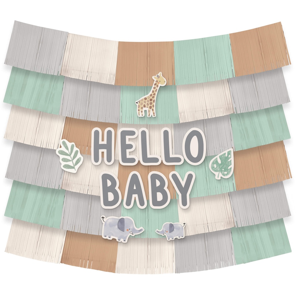 Decorating Kit Soft Jungle Hello Baby C/1