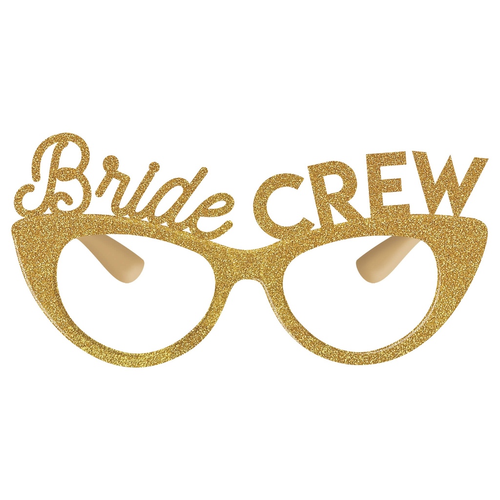 Lentes Bride Crew Glitter C/6