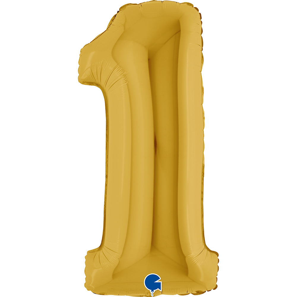 Globo 40" Numero 1 Oro C/1